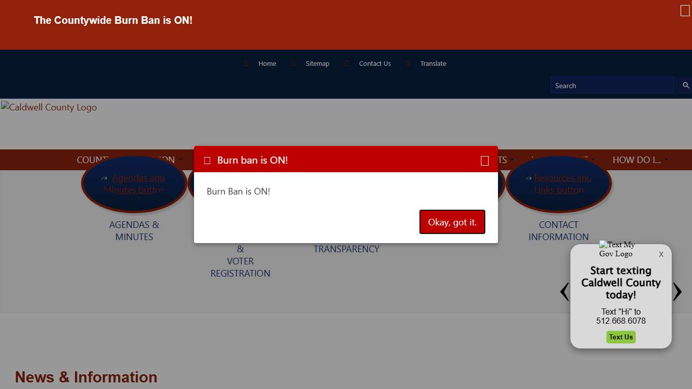 Homepage - Caldwell County, TX