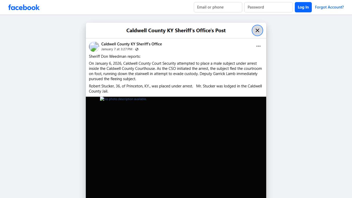 Sheriff Don Weedman... - Caldwell County KY Sheriff's Office Facebook